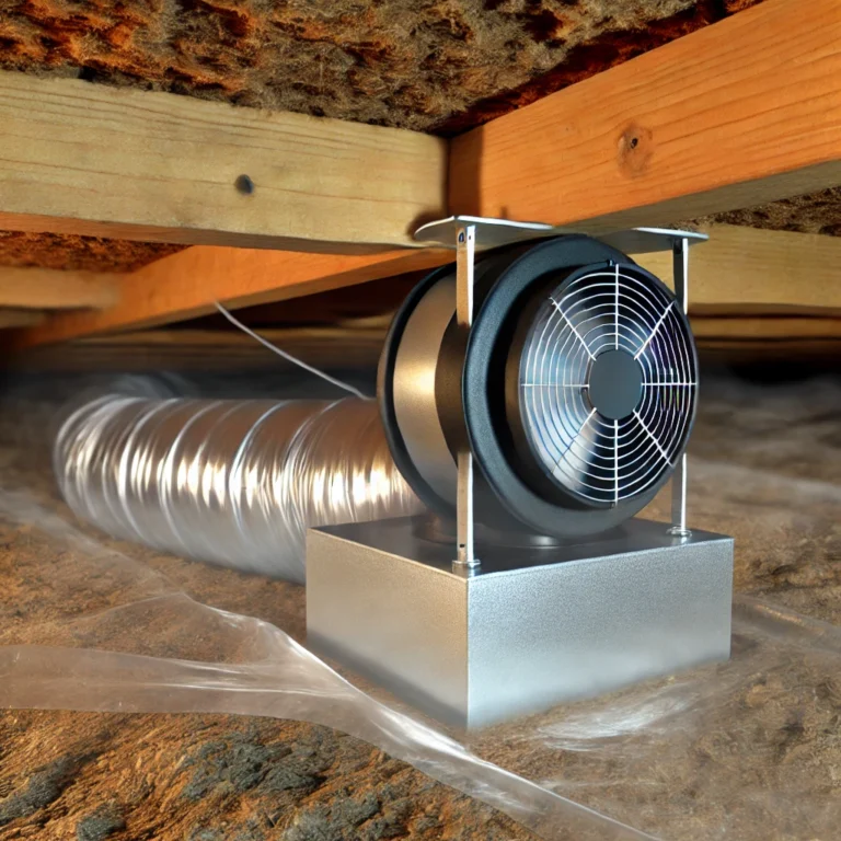 preventing mold in a crawlspace